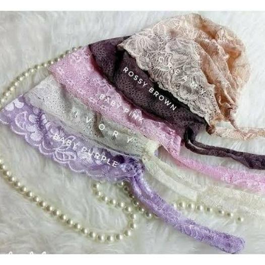 Ciput Brokat Tali / Ciput Brokat Ikat Belakang / Ciput Murah