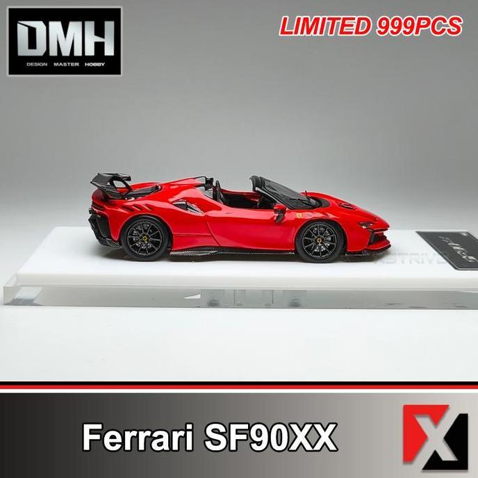 DMH 1:64 Ferrari SF90XX Spider Red Convertible