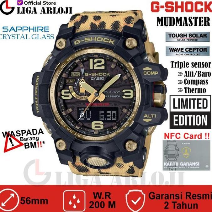 Casio G-Shock Gwg-1000Wlp-1Adr - Jam Tangan Pria - Loreng Kuning