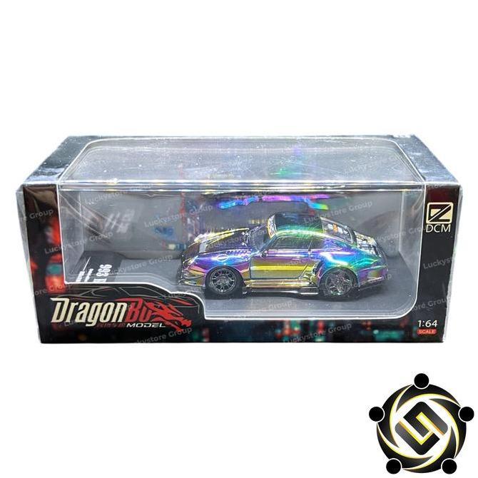 DCM 1:64 RWB Porsche 993 Ducktail Electroplated Colorful Limited