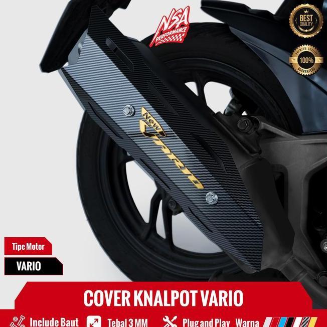 Nsa Cover Knalpot Vario 125 150 All Vario Tutup Knalpot Vario Aksesoris Vario Tameng Kenalpot Vario 