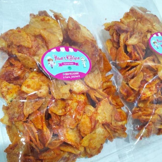Keripik Kentang Balado/ keripik kentang sambal