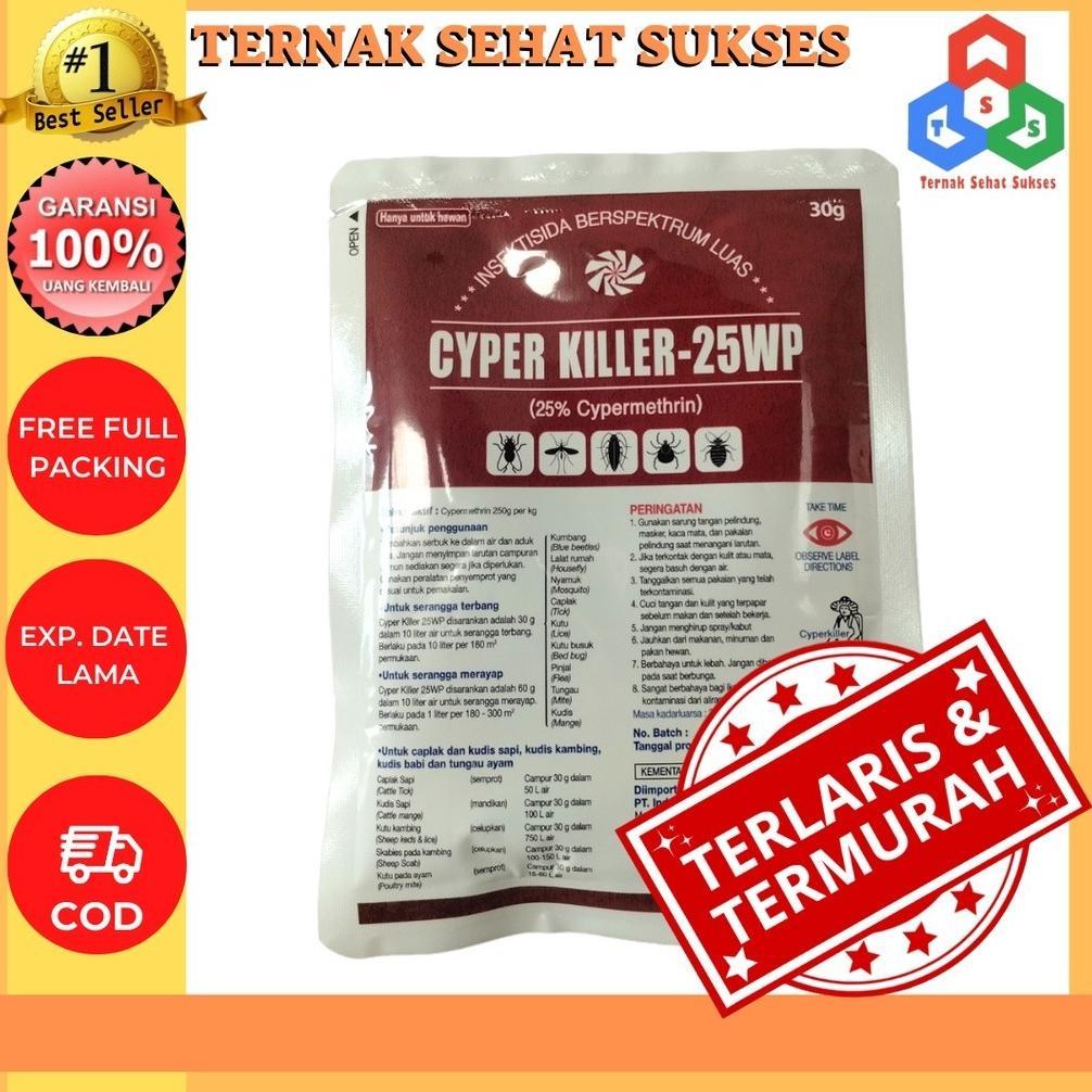 Cyperkiller Cyper Killer 25 wp 30 gram ORIGINAL / Insektisida / pembasmi kutu TSS1