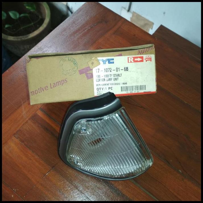 BEST DEAL CORNER LAMP LAMPU SEN DEPAN TOYOTA STARLET KOTAK 1986-1988 KANAN 