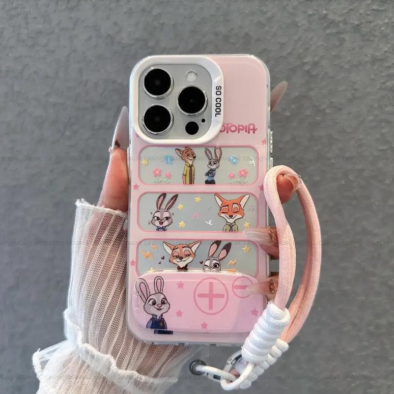 CUCI GUDANG Case hp Zootopia Nick & Judy untuk casing iPhone Max X XS 14 XS Plus 15 PlusProMax 7Plus