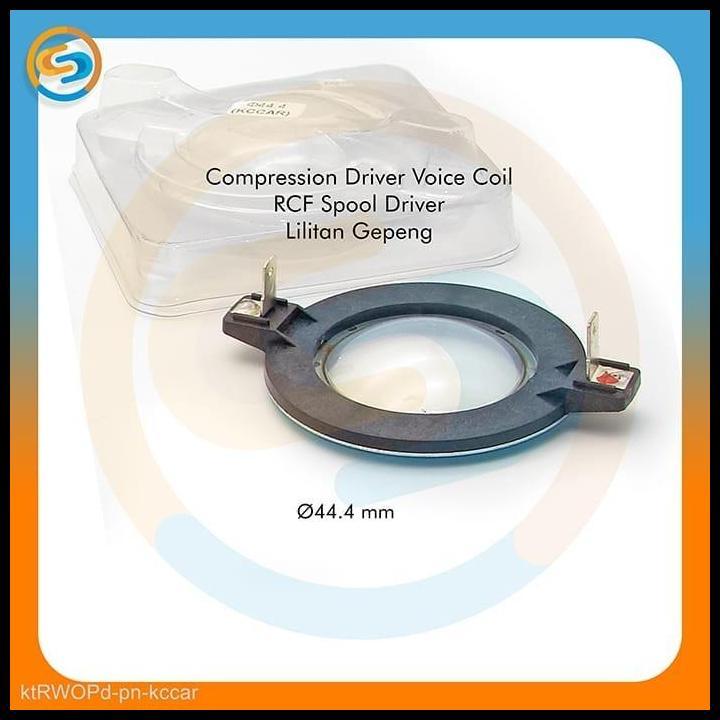 TERMURAH RCF SPOOL TWEETER RCF SPUL DRIVER 44.4MM LILITAN GEPENG 