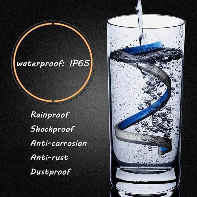 lampu Alis LED Running DRL fleksibel waterproof 12v 30cm Running