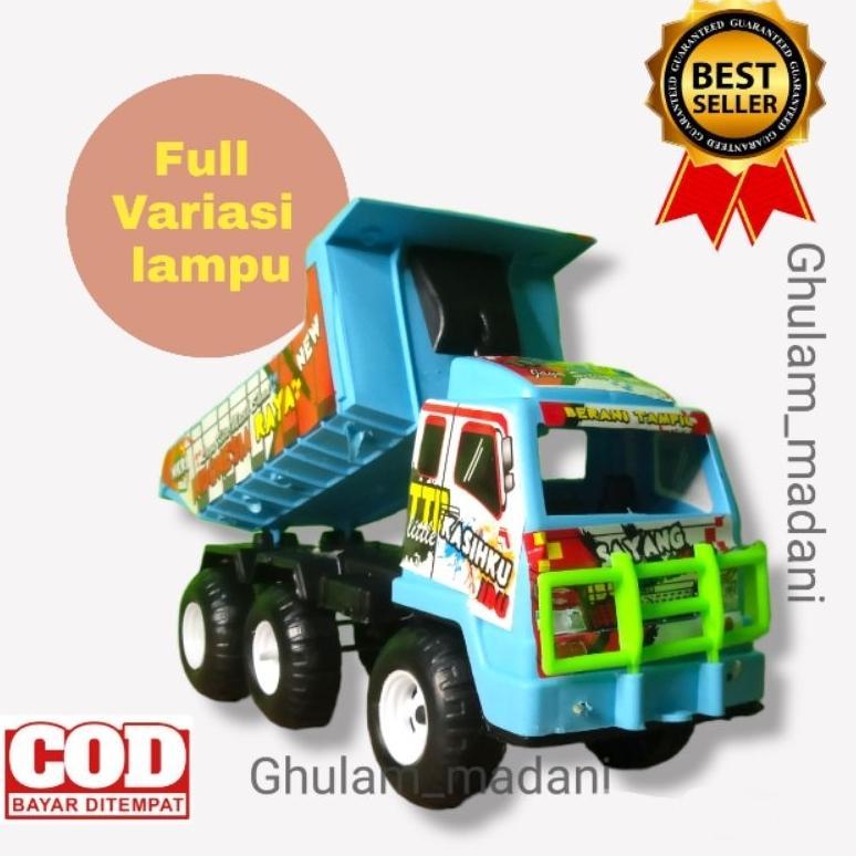 HOT` ( BISA COD ) PROMO MAINAN ANAK MOBIL MOBILAN TRUK DUMP TRUCK BAK PASIR KONSTRUKSI PLASTIK MURAH
