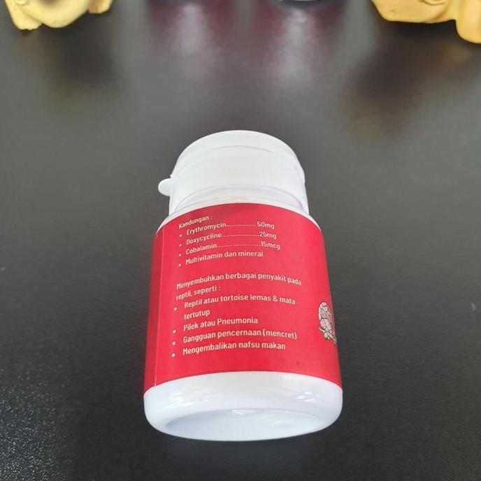REPTMED OBAT REPTIL KURA DARAT KURA AIR LEMAS PILEK MENCRET SULCATA
