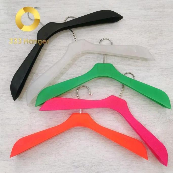 Hanger / Gantungan Baju Jas Hitam (2 Lusin)