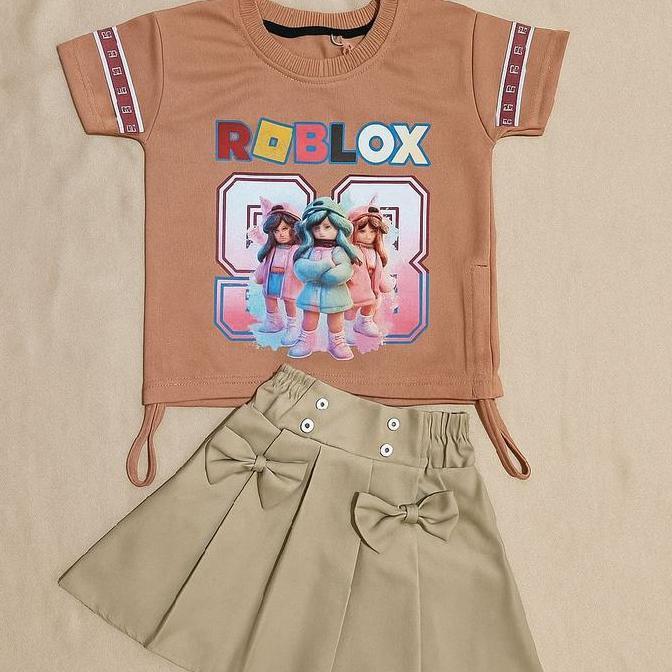 FREE ONGKIR SETELAN ROK ANAK PEREMPUAN 1-10TAHUN/SETROK KOREA STYLE/ BAJU ANAK PEREMPUAN/SETELAN ROK