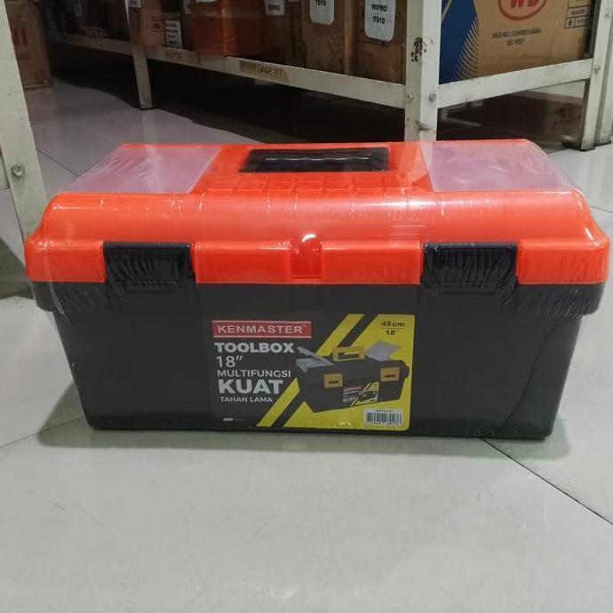 TOOLBOX KENMASTER 18" TOOL BOX ORIGINAL DAN TERPERCAYA