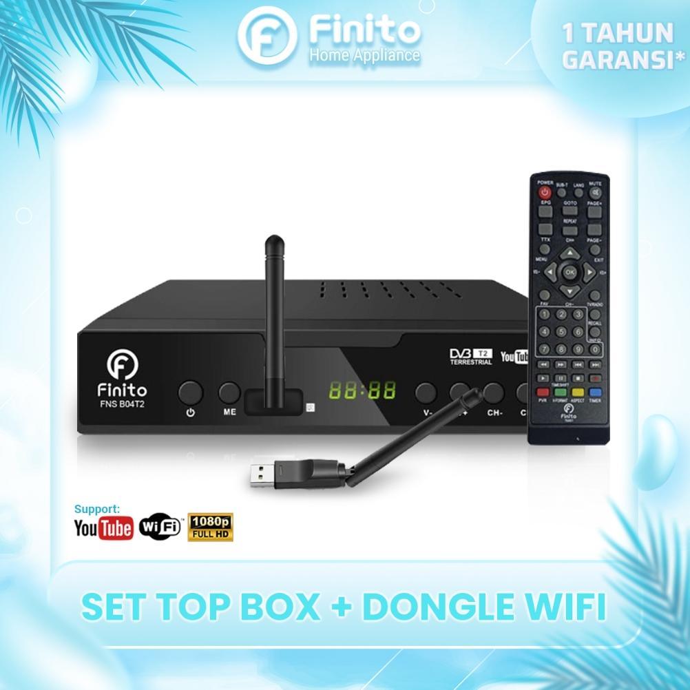 [FINITO BUNDLE] Set Top Box Digital + DONGLE WIFI Bisa Youtube IPTV