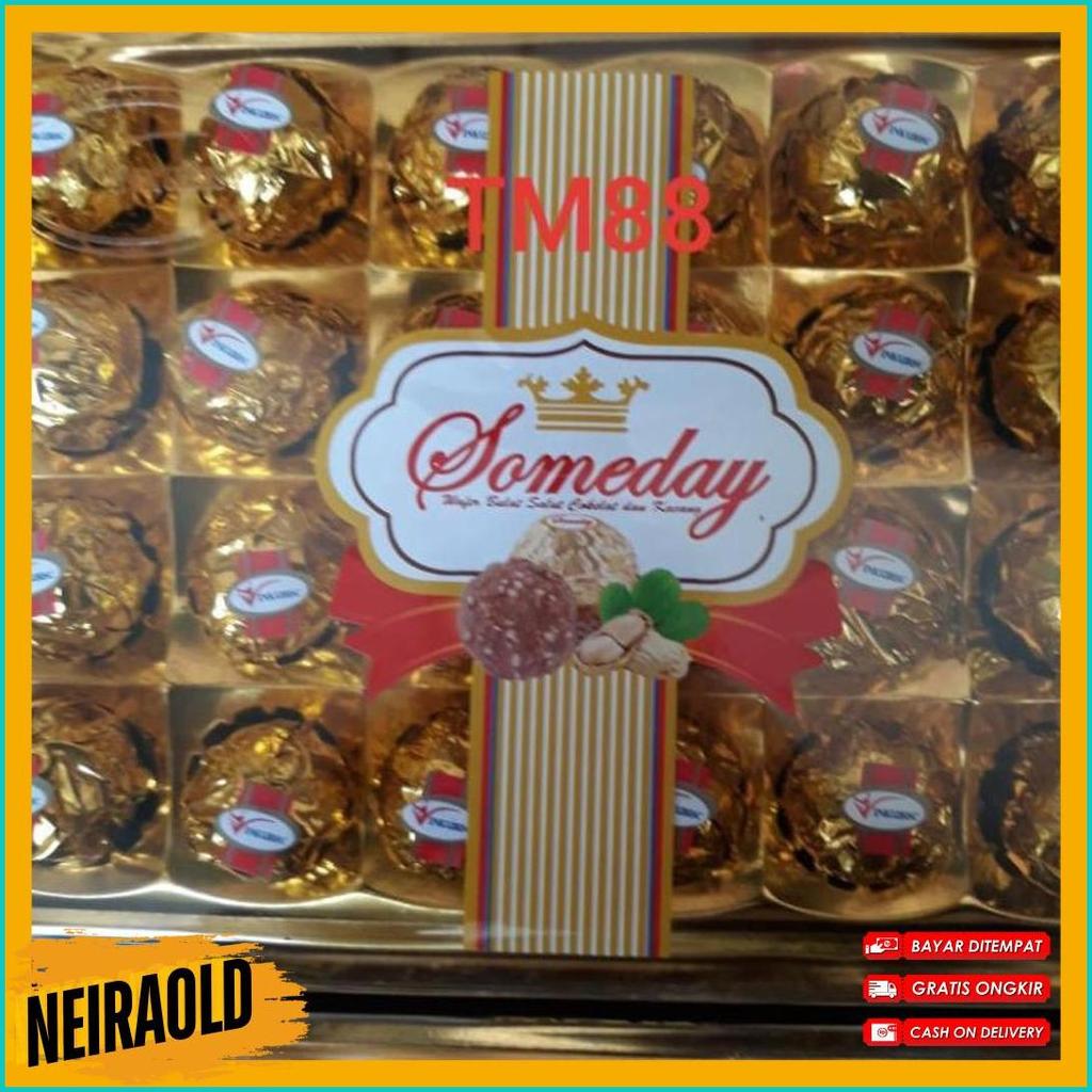 Coklat Someday Kemasan Kotak Rasa Kacang Isi 24