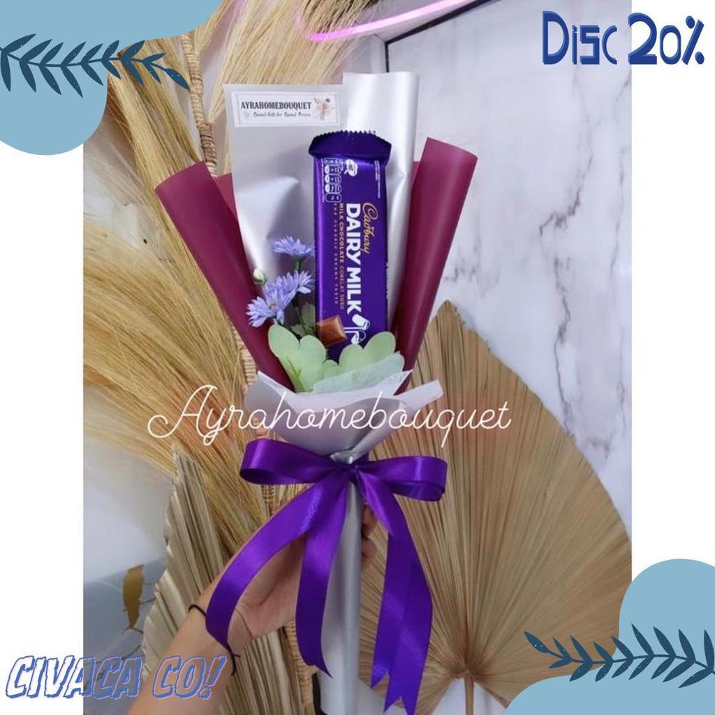 [Dairymilk] Bucket Buket Snack Coklat Dairymilk Hadiah Kado Valentine Wisuda Ulang Tahun Murah