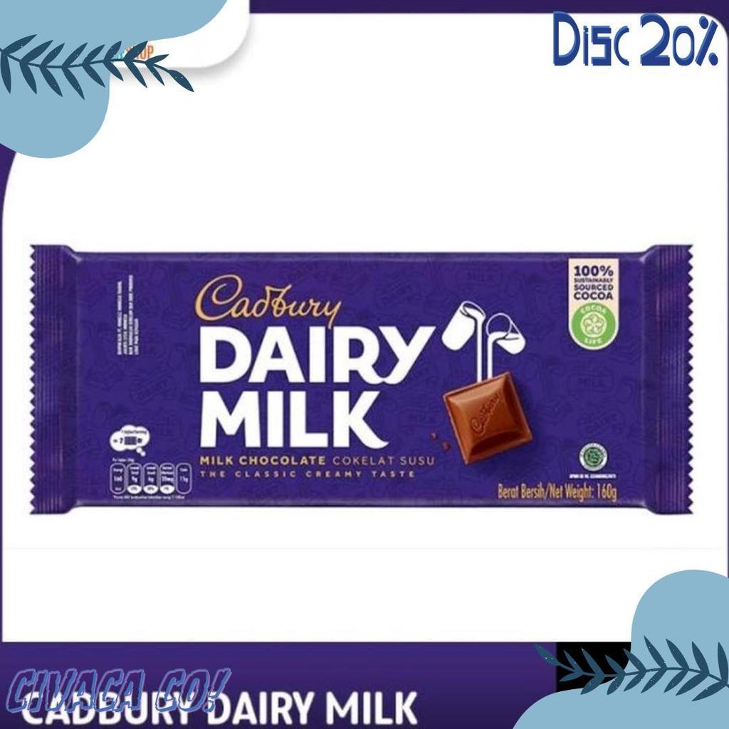 Coklat Cadbury 160Gr Cokelat Cadbury 165Gr Dairy Milk Chocolate Pop Heart Hazelnut Cashew Nut Fruit 