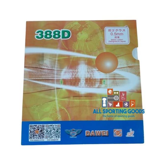 Karet Pingpong Tenis Meja Dawei 388D Bintik Panjang