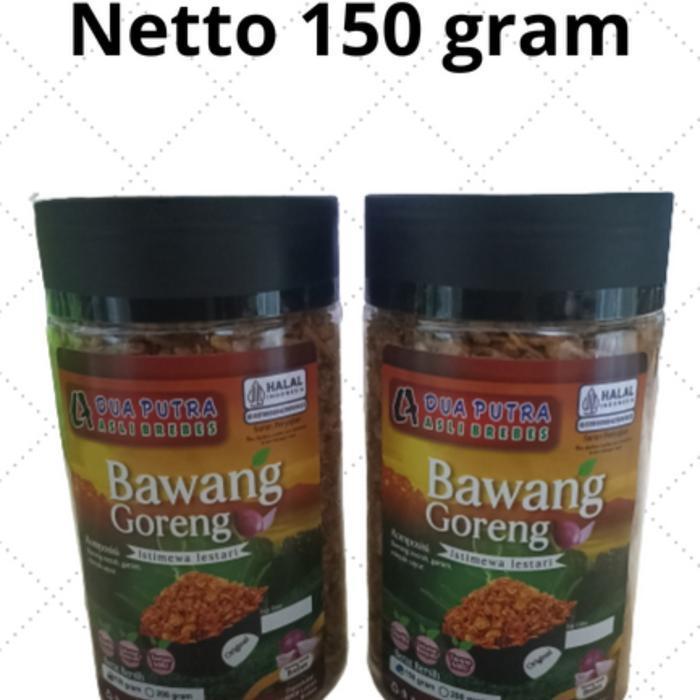 Bawang Goreng Dua Putra Toples Oleh Oleh Khas Brebes Kualitas Premium Terbatas