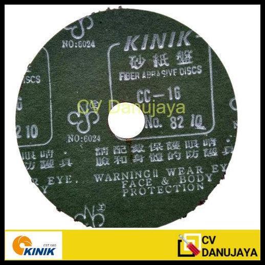 DISKON FIBRE ABRASIVE DISC AMPLAS BULAT KASAR FIBER 5 INCH KINIK CC - GRID 16 