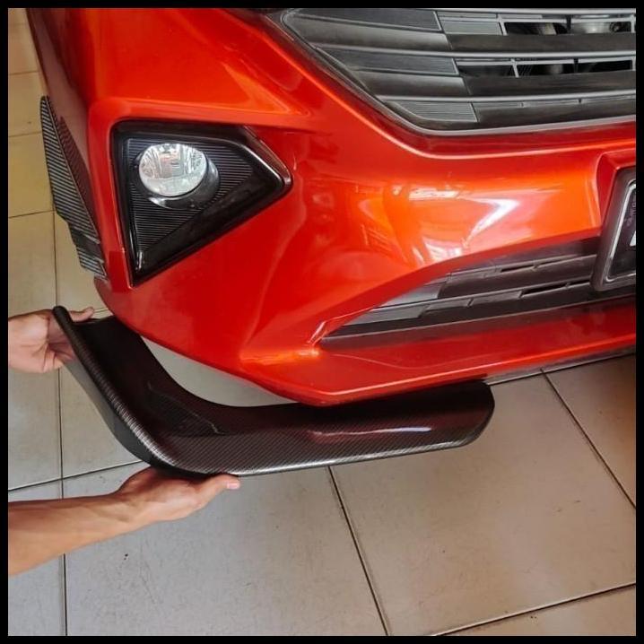 TERBARU WINGLET DEPAN VARIASI BEMPER DEPAN MOBIL FORD FIESTA FULL CARBON 