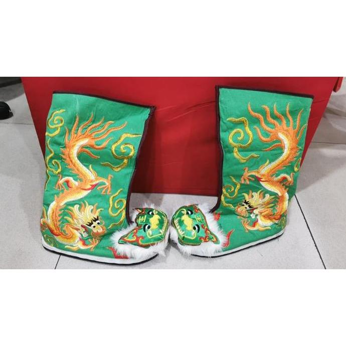 sepatu tatung warna hijau