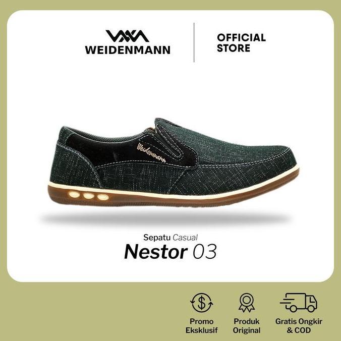 Sepatu Slip On Kanvas Pria Weidenmann ( Nestor 03 )