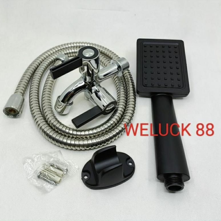 KRAN CABANG BC PLUS SHOWER MINIMALIS SET.