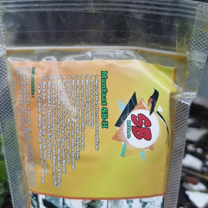 Tqs Suplemen Breeding Murai Batu Sb Herbal 500 Gram Serbuk Breeding Untuk Ternak Burung Murai Batu K