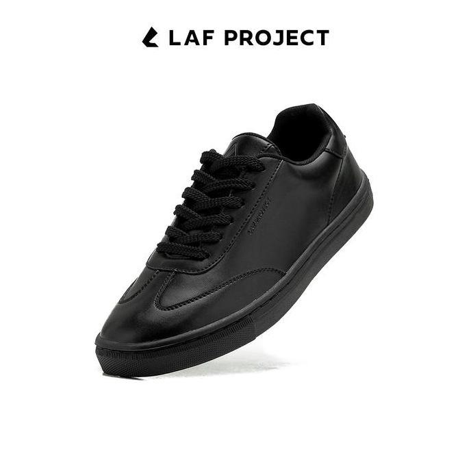LAF Project - Sepatu Shoes Sneakers Casual Kasual Pria - Akasa - Hitam Black Putih