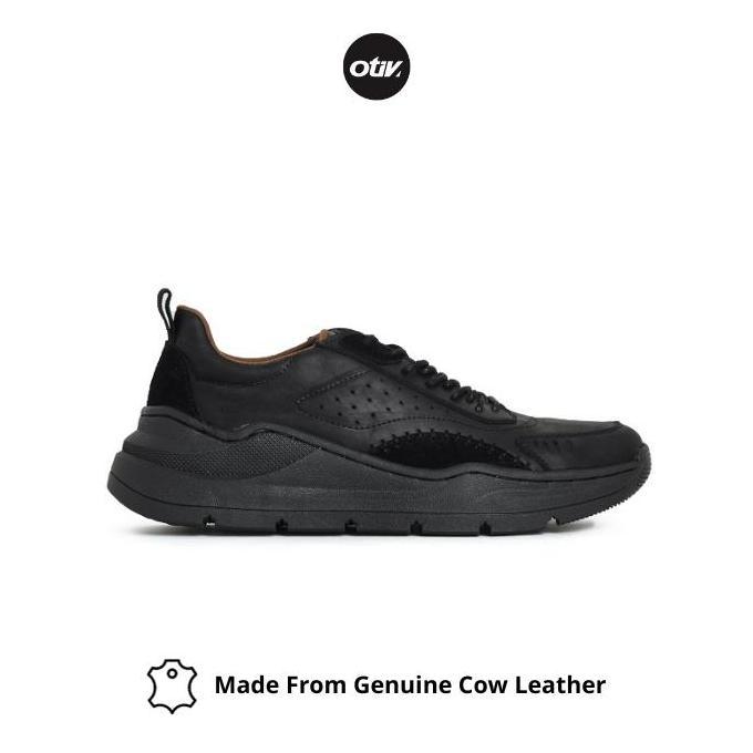 Otiv Teska - Sepatu Sneakers Kulit Sepatu Casual Pria