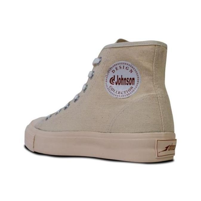 JOHNSON BASIC HH MILKY Sepatu Putih Sekolah Pria Wanita Sneakers Ori