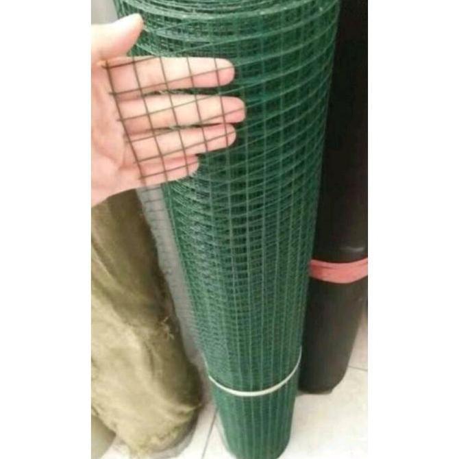 Kawat Loket Pvc Hijau 1/2"90Cm Hemat