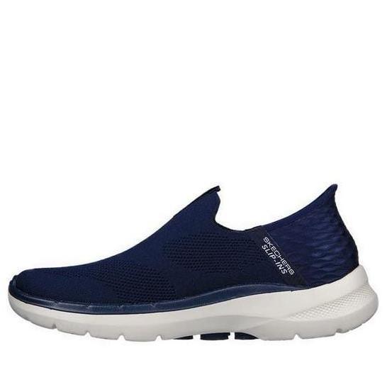 Skechers Go Walk 6 Slip ins Men's Walking Shoes - Navy ORINAL