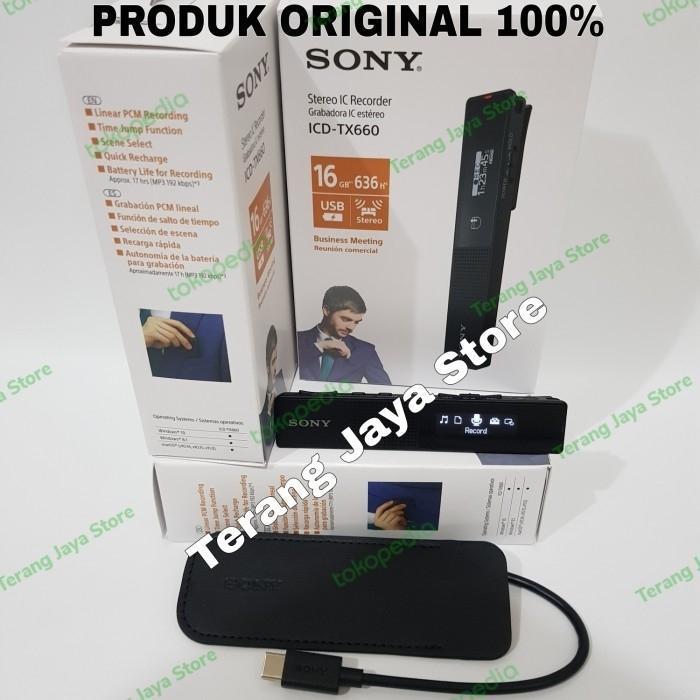 PROMO Voice Recorder Sony ICD-TX660 Perekam Suara Sony ICD-TX660 Rekorder