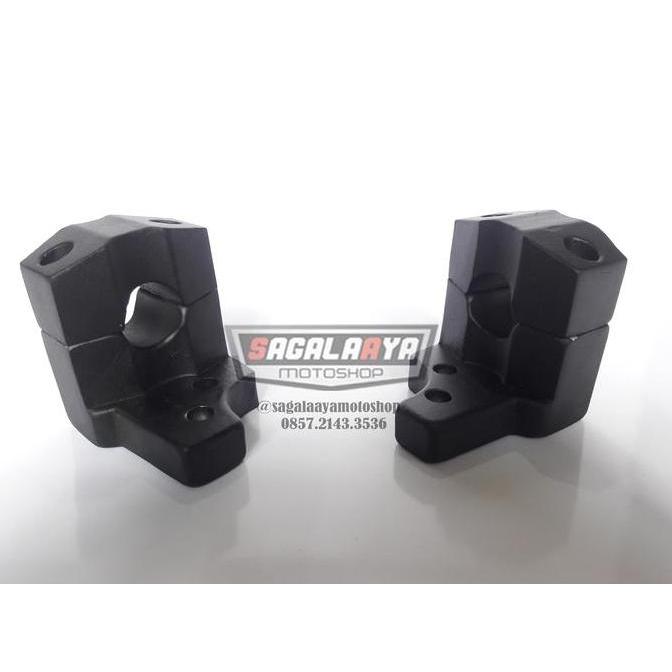 Raiser tegak adaptor stang motor bajaj pulsar p180 UG4 / P220
