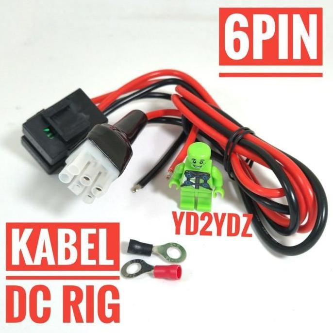 Kabel Dc Hf Socket Power Konektor 6Pin Yaesu Icom Kenwood Radio Ssb Kualitas Terbaik Harga Termurah