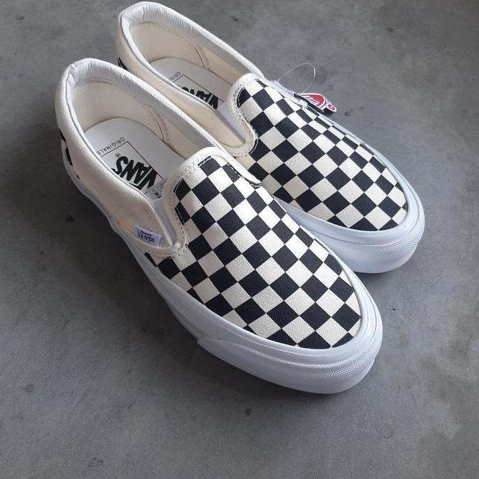vans vault og slip on checkerboard 2020