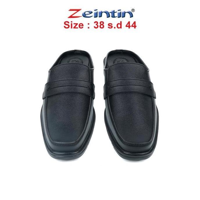 Zeintin - Sepatu Sandal Selop Pria Bustong Sepatu Tutong Bahan Sintetis Premium AJ