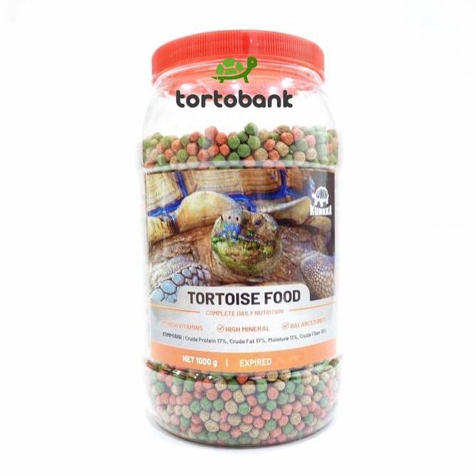 1 KG KUNKKA TORTOISE FOOD 1KG - MAKANAN KURA KURA - PELET KURA DARAT - MAKANAN KURA DARAT - SULCATA 