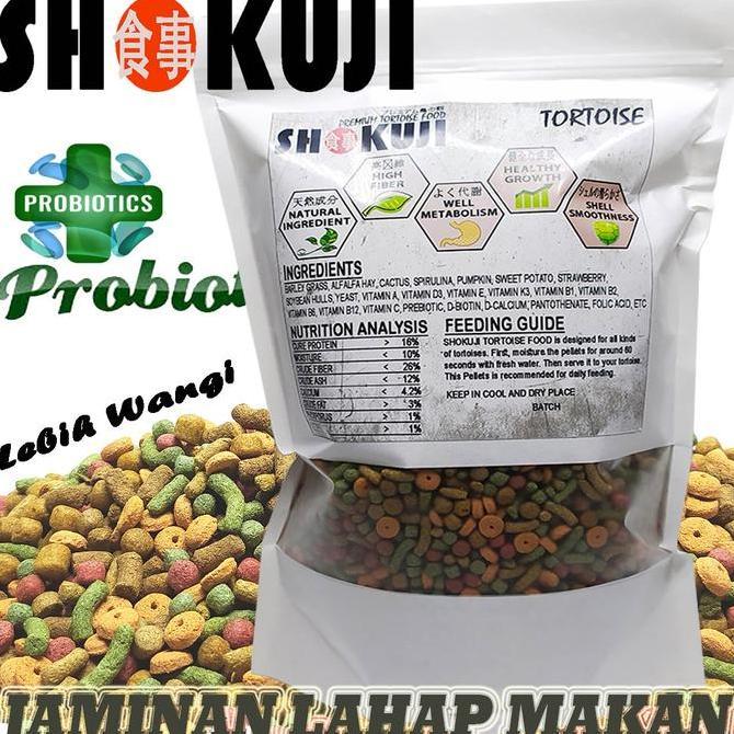 1KG SHOKUJI PELET PARDALIS SULCATA PAKAN TORTOISE RADIATA MAKANAN KURA-KURA DARAT TORTOISE FOOD HERM
