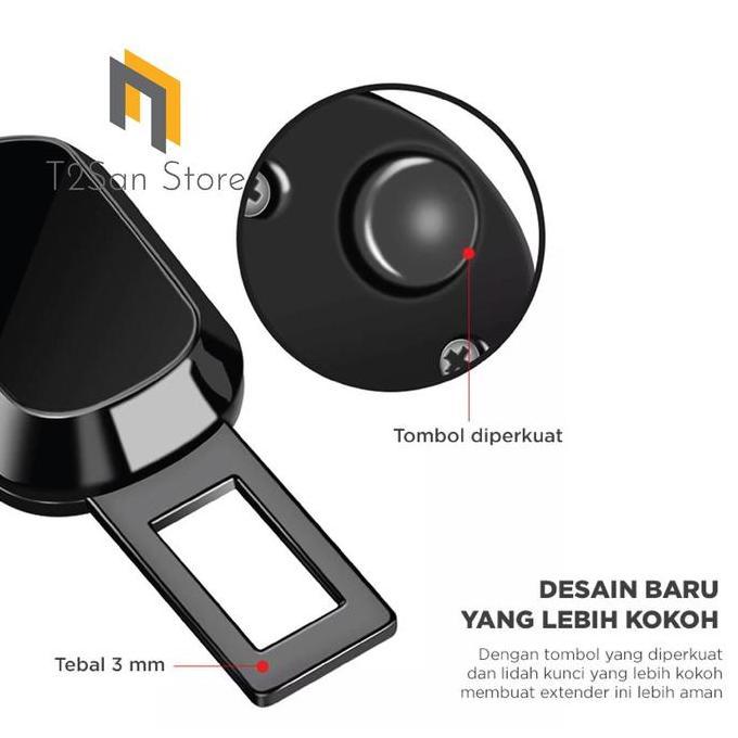 Colokan Safety Belt Mobil / Safety Seat Belt Buckle Premium