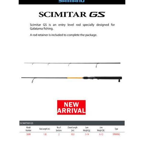 Termurah Joran Pancing Galatama Shimano Scimitar 1,8M