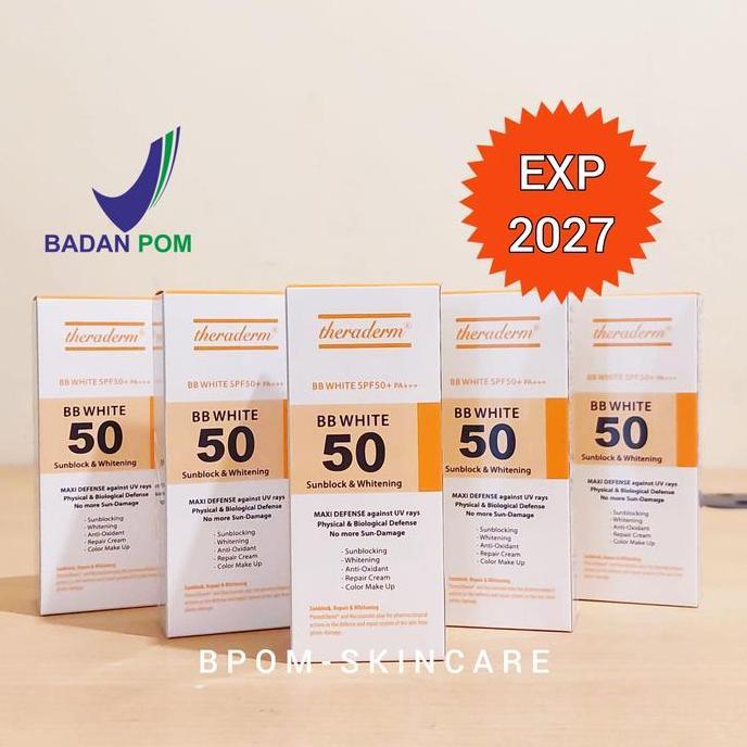 Theraderm BB White SPF50 Whitening Sunblock Cream 40g Made in Korea