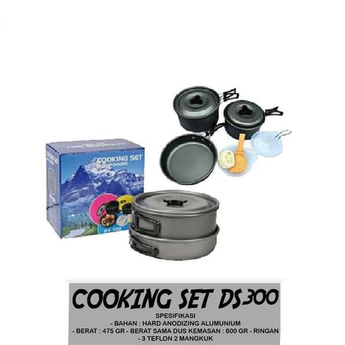 Rantang gunung alat masak gunung coking set