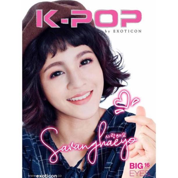 HEMAT` Softlens X2 KPOP 16 MM Normal & Minus (-0,50 S/D -6,00) By X2 Exoticon / Soflen Kpop / Kpop B