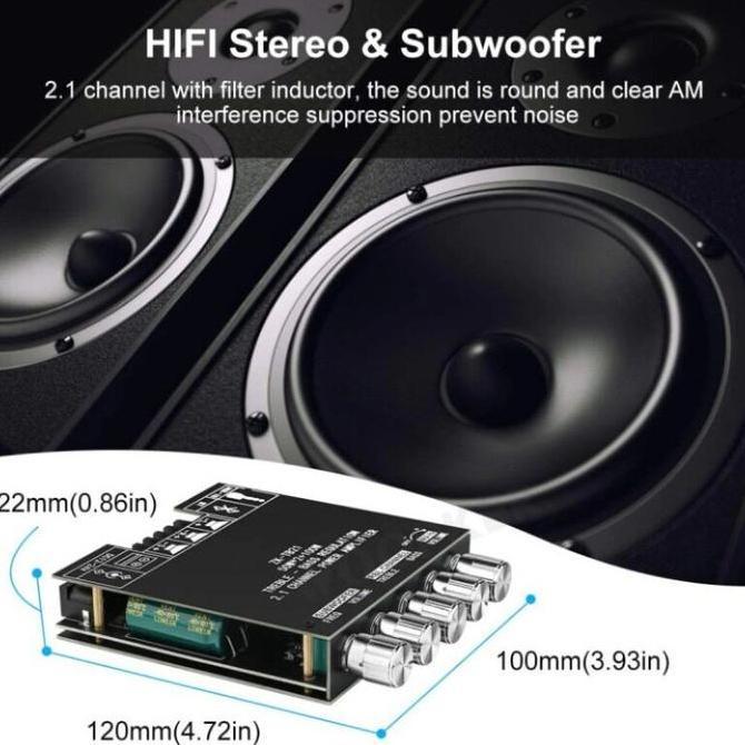 Winarsendang4 - TB21/MT21 150W X 2 Bluetooth  5.0 papan  Digital Subwoofer Speaker AUX Audio Stereo 