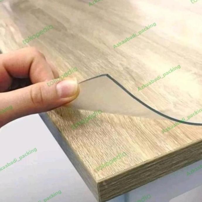 PVC lentur taplak meja 2mm 70cm x 125cm