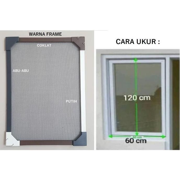 KAMUX Lebar 70 Kawat Nyamuk Magnet DIY Kasa Nyamuk Magnet murah