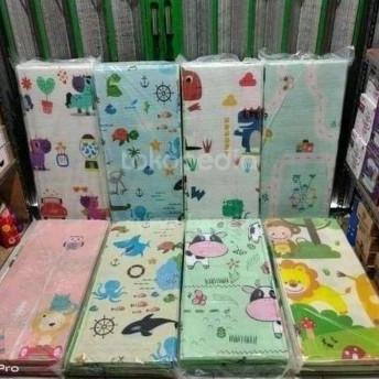 Ready Karpet Tikar Matras Spon Lipat Karakter/Karpet Foam Lipat Playmat