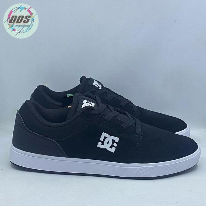 DC CRISIS 2 BLACK WHITE MEN'S SNEAKERS ORINAL ADYS100647BKW Casual Shoes Pria
